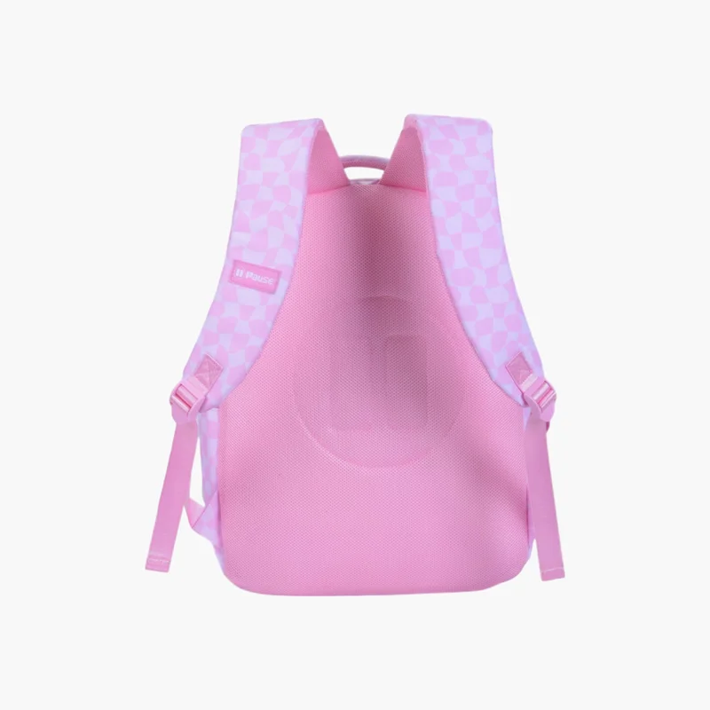 PAUSE Printed Pink Backpack for Kids